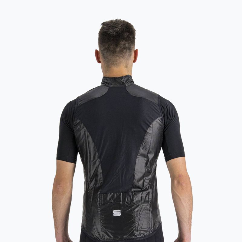 Pánská cyklistická vesta Sportful Hot Pack Easylight černá 1102027.002 2
