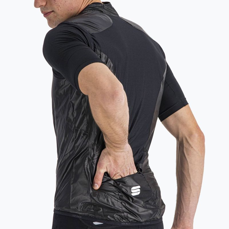 Pánská cyklistická vesta Sportful Hot Pack Easylight černá 1102027.002 4