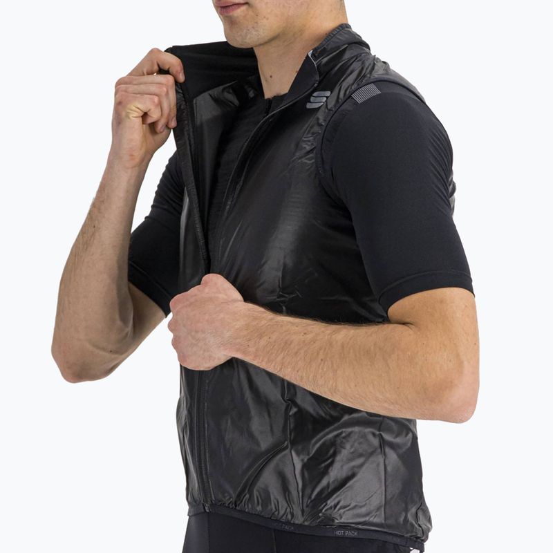 Pánská cyklistická vesta Sportful Hot Pack Easylight černá 1102027.002 5