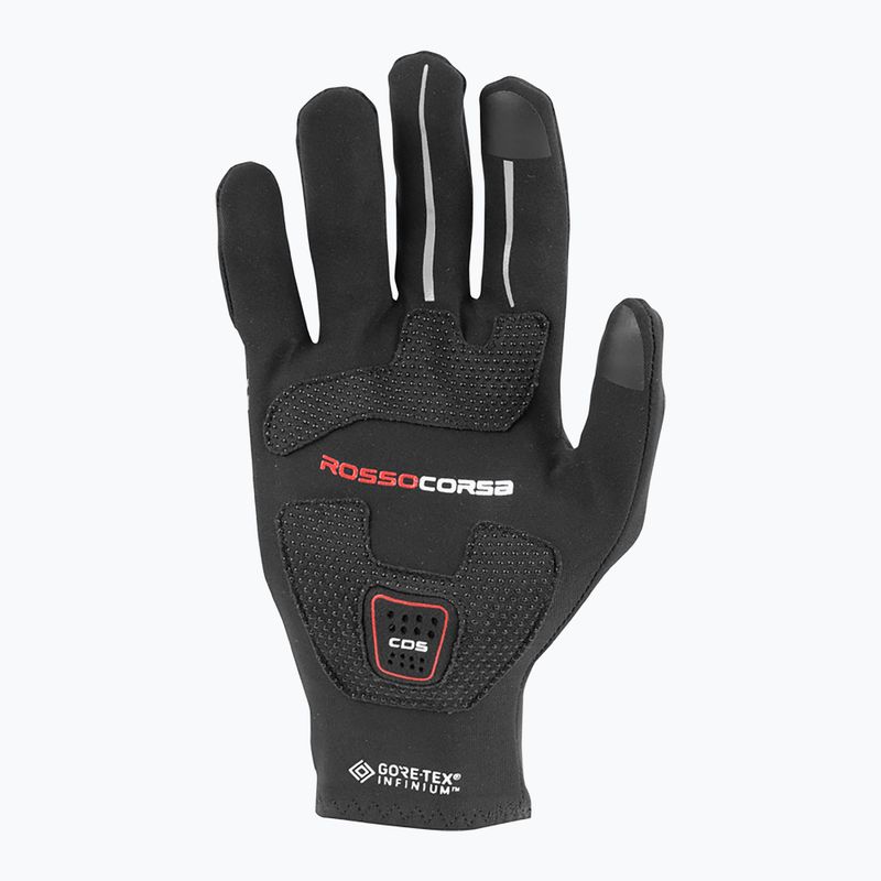 Pánské cyklistické rukavice Castelli Perfetto Light black 3