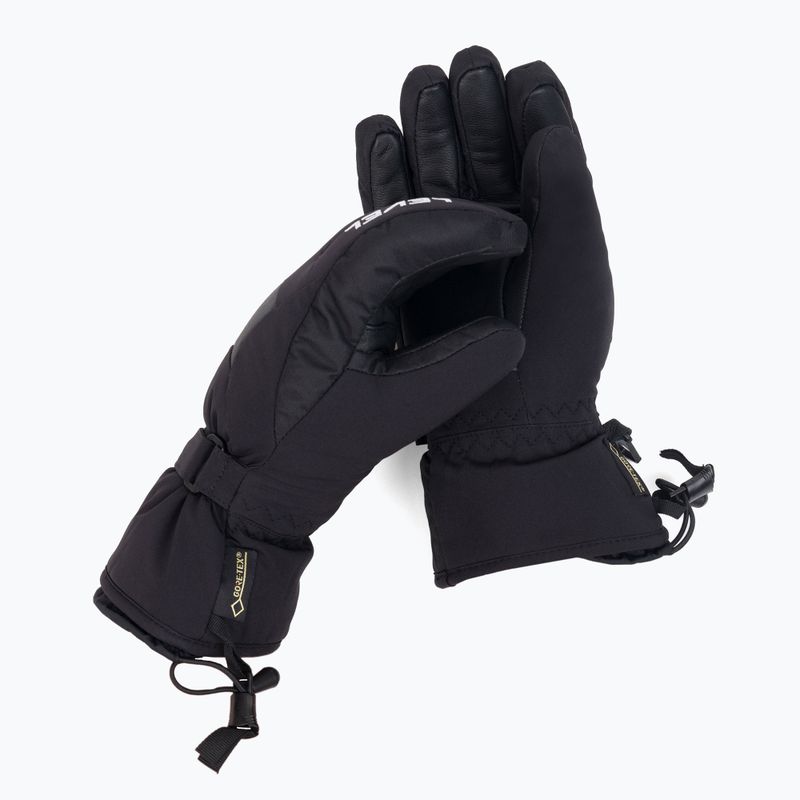 Dětské lyžařské rukavice Level Super Radiator Jr Gore Tex černé 4115