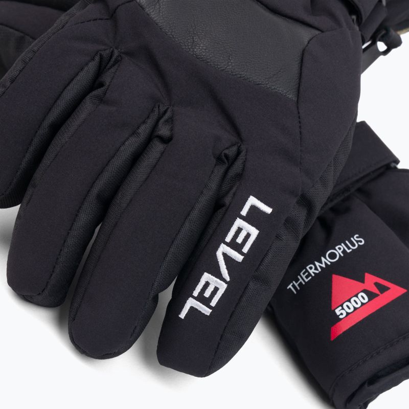 Dětské lyžařské rukavice Level Super Radiator Jr Gore Tex černé 4115 4
