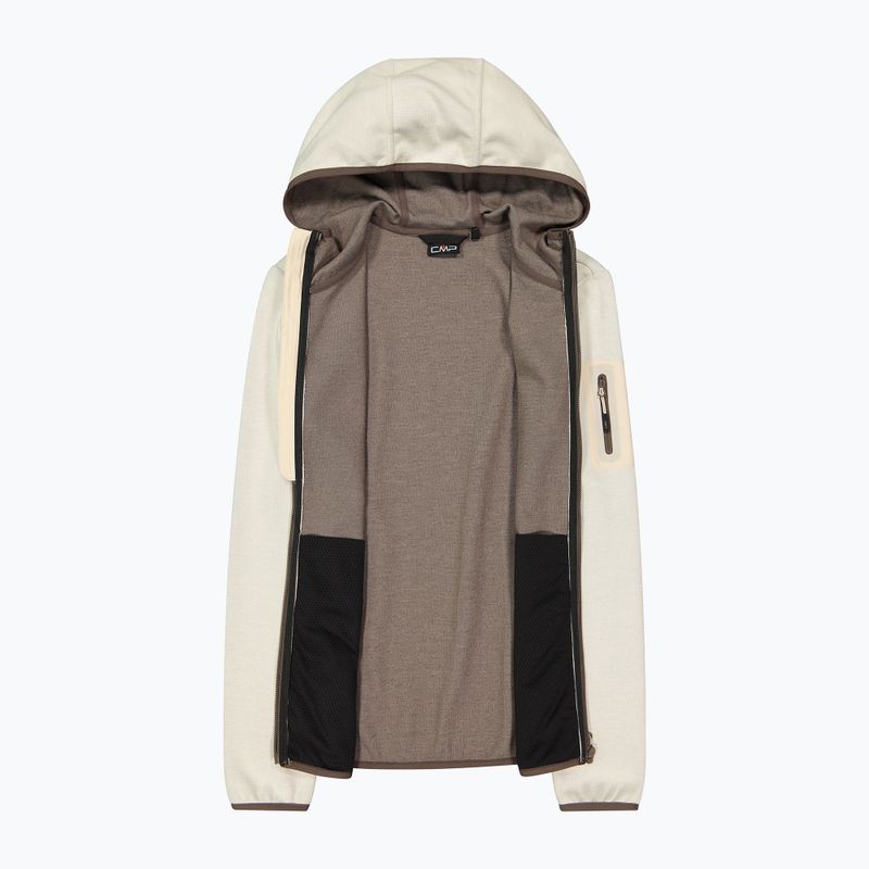 Dámská trekingová mikina CMP 34H6376 Fix Hood cream/off white 3