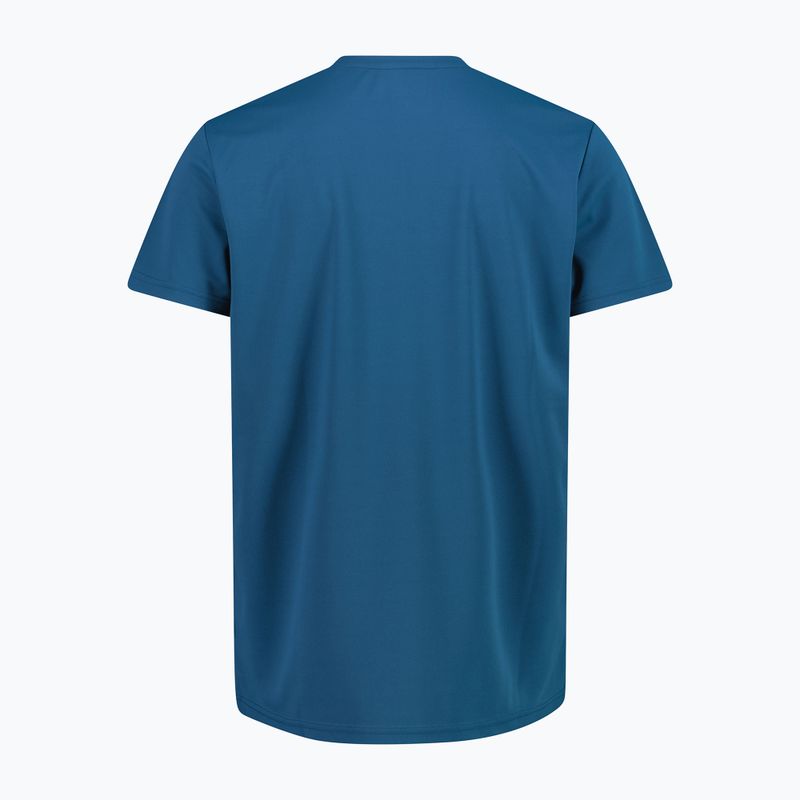 Pánské trekové tričko CMP 39T7117 petroleum 2