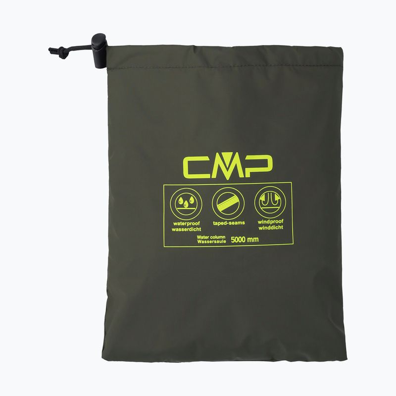 Dětská nepromokavá bunda CMP 32X5804 Rain Fix Hood oil green 4