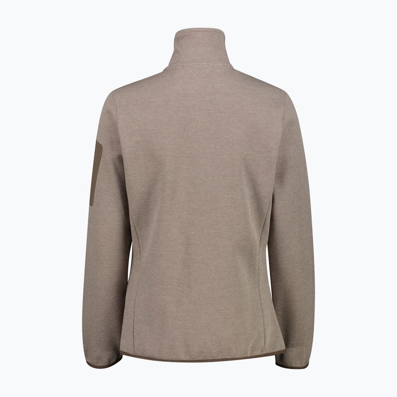 Dámská mikina CMP 34H6386 toffee/cream 2