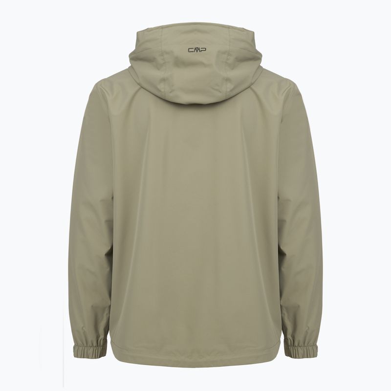 Pánská nepromokavá bunda CMP 39X7367 Snaps Hood sage 2