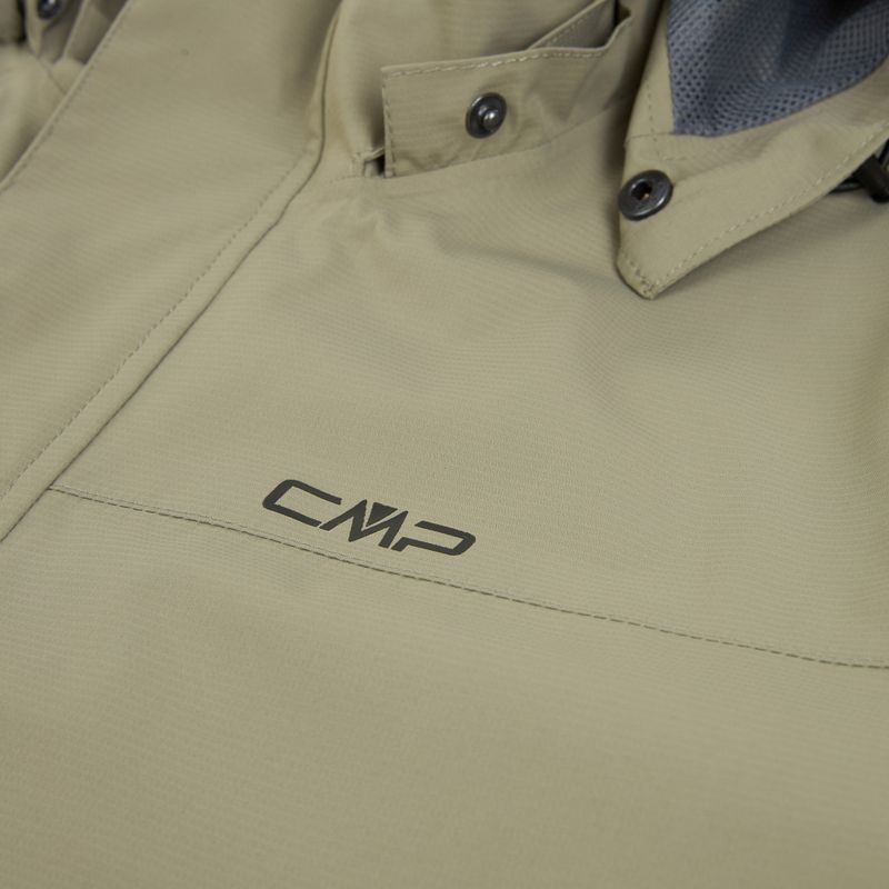 Pánská nepromokavá bunda CMP 39X7367 Snaps Hood sage 3