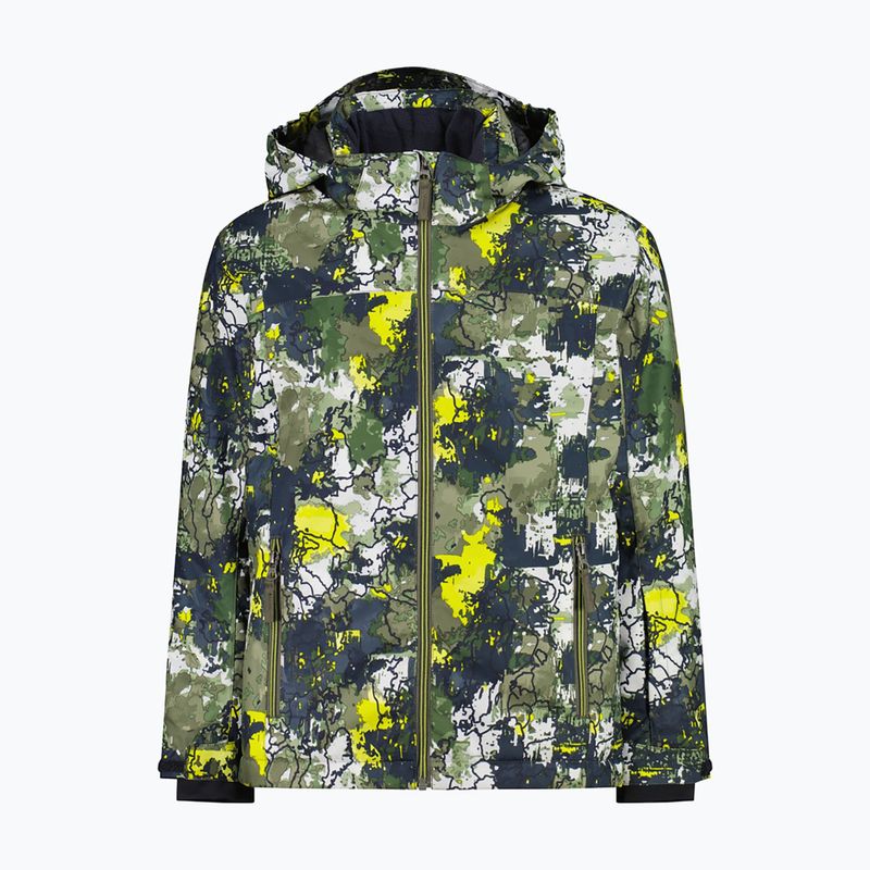 Dětská lyžařská bunda CMP 39W1924 olive/acido