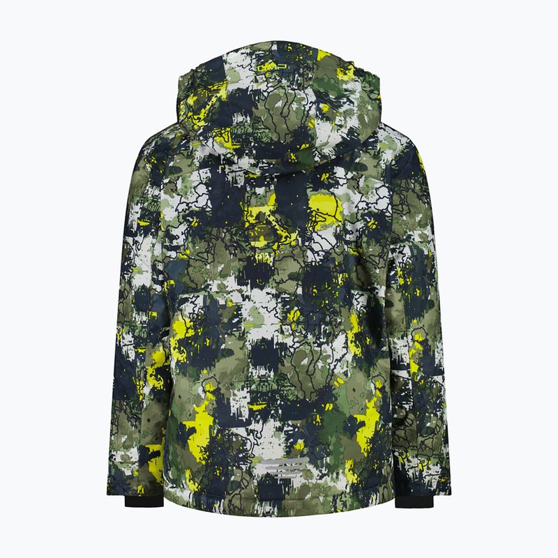 Dětská lyžařská bunda CMP 39W1924 olive/acido 2