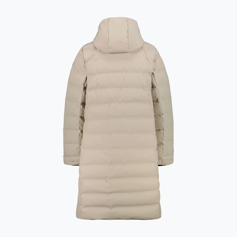 Dámský zateplený kabát CMP 35K3676 Coat Fix Hood kaki 2