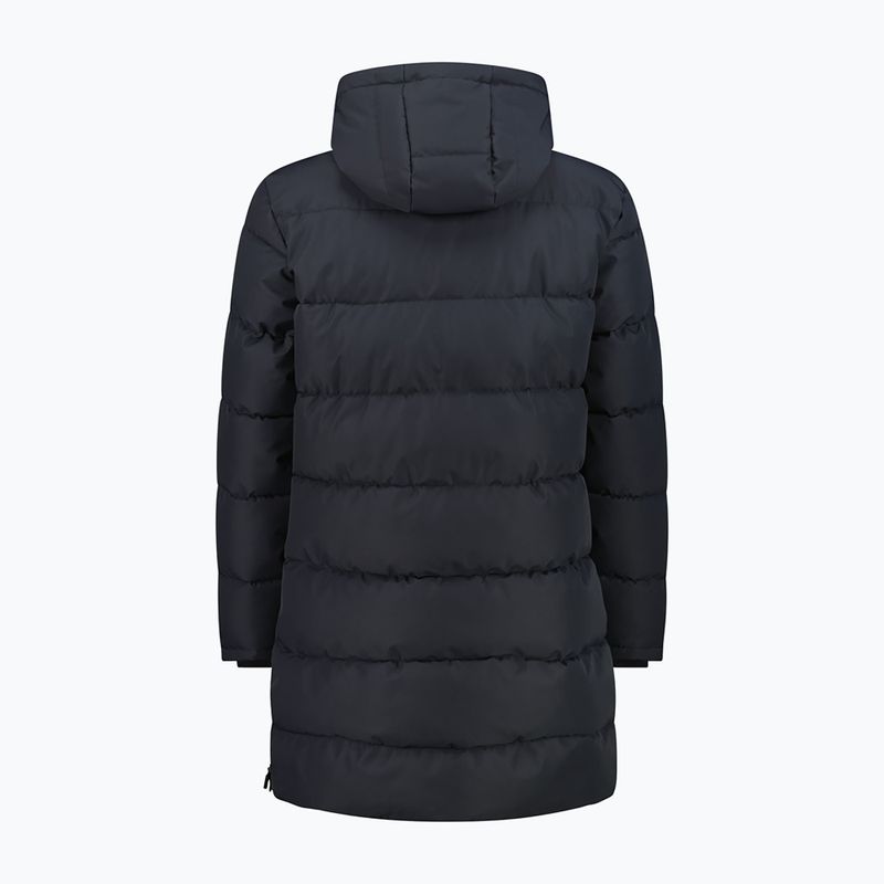 Pánský zateplený kabát CMP 36K2247 Fix Hood Parka antracite 2