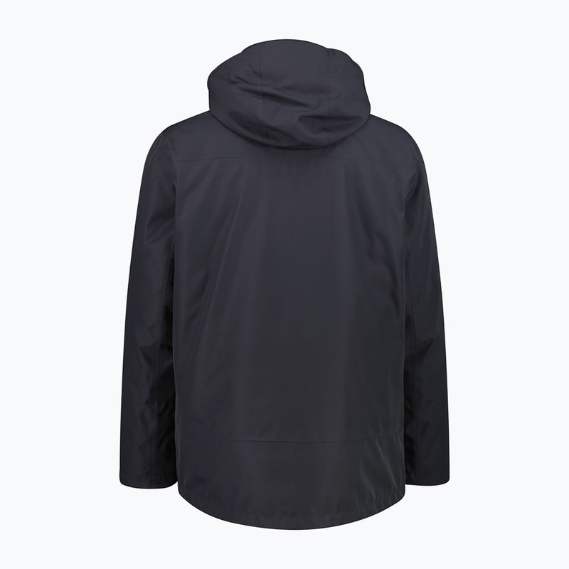 Pánská zateplená bunda CMP 36Z2257D Zip Hood Detachable Inn antracite 2