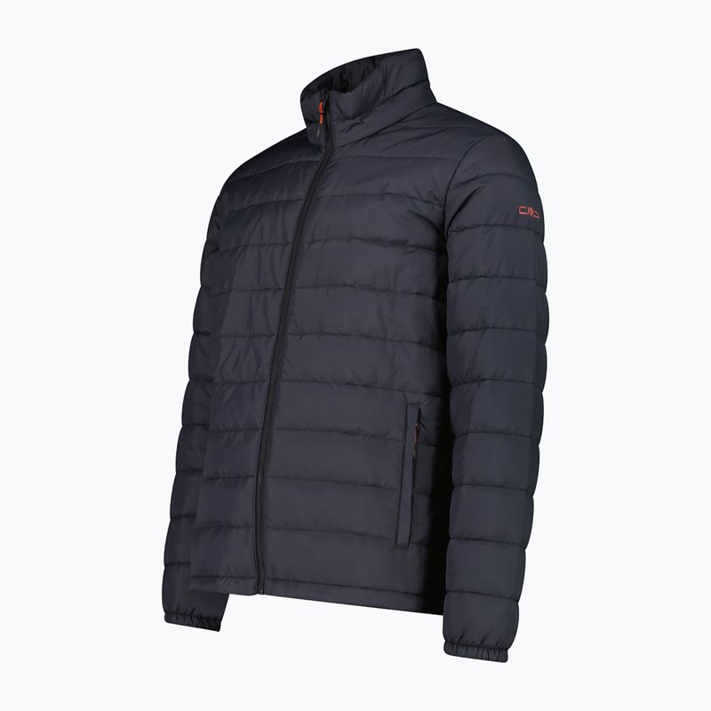 Pánská zateplená bunda CMP 36Z2257D Zip Hood Detachable Inn antracite 6