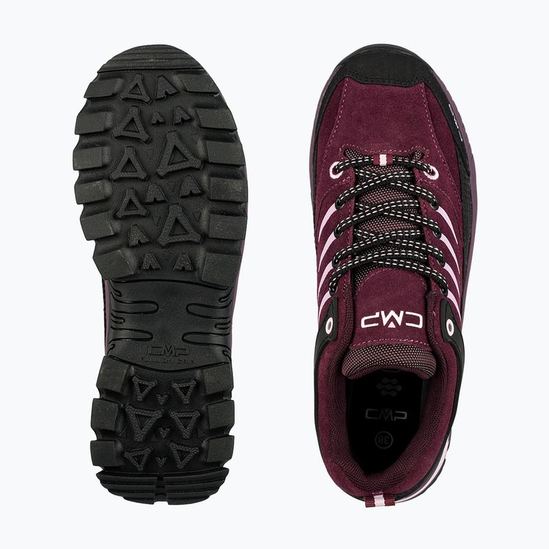 Dámské trekové boty CMP Rigel 2.0 Low Waterproof plum/soft pink 5