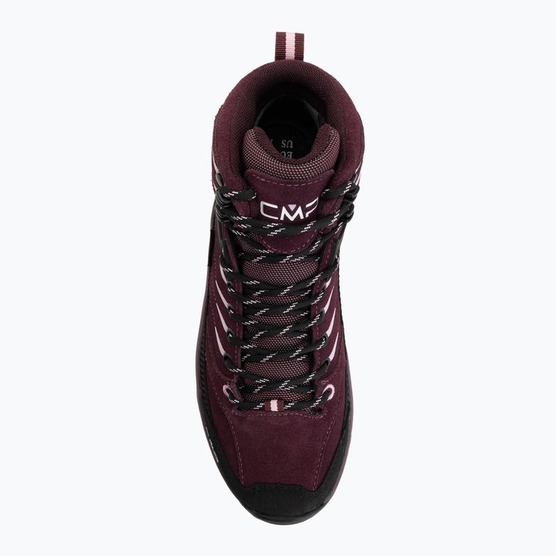 Dámské trekové boty CMP Rigel 2.0 Mid Waterproof plum/soft pink 5