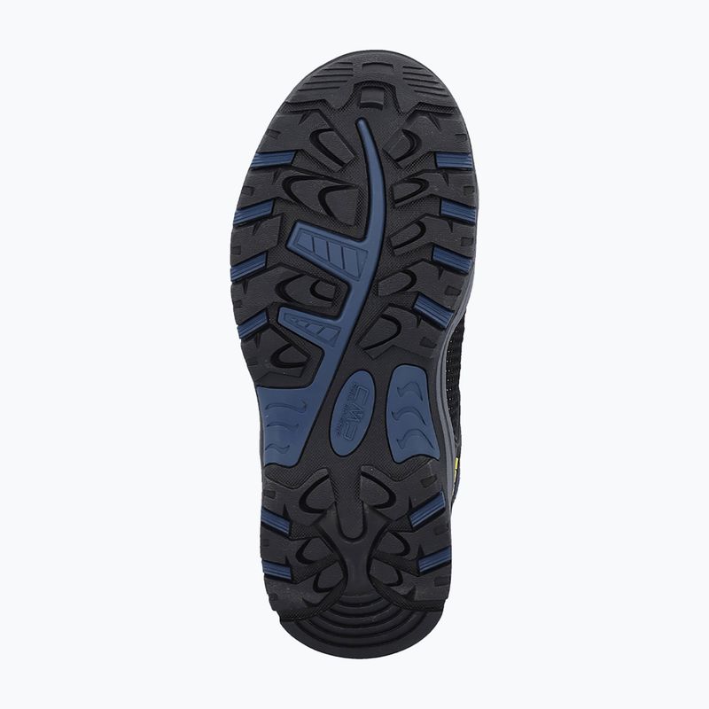 Dětské trekové boty CMP Kiruna Mid Fitgo Fleece Wp blue ink/yellow 3