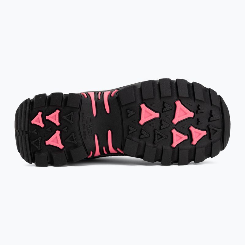 Dětské trekové boty CMP Rigel 2.0 Low Waterproof grey/acquarius/pink fluo 4