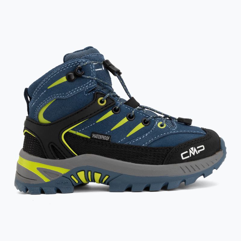 Dětské trekové boty CMP Rigel 2.0 Mid Waterproof infinity/acido 2