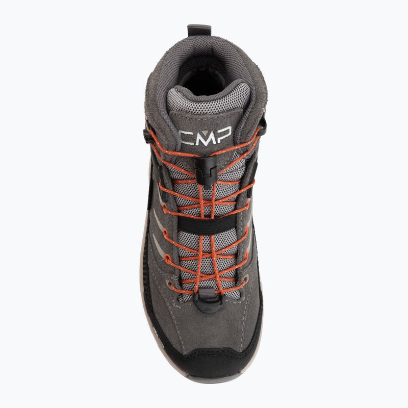 Dětské trekové boty CMP Rigel 2.0 Mid Waterproof grey/brick 5