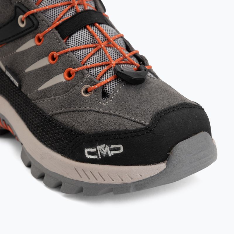 Dětské trekové boty CMP Rigel 2.0 Mid Waterproof grey/brick 7