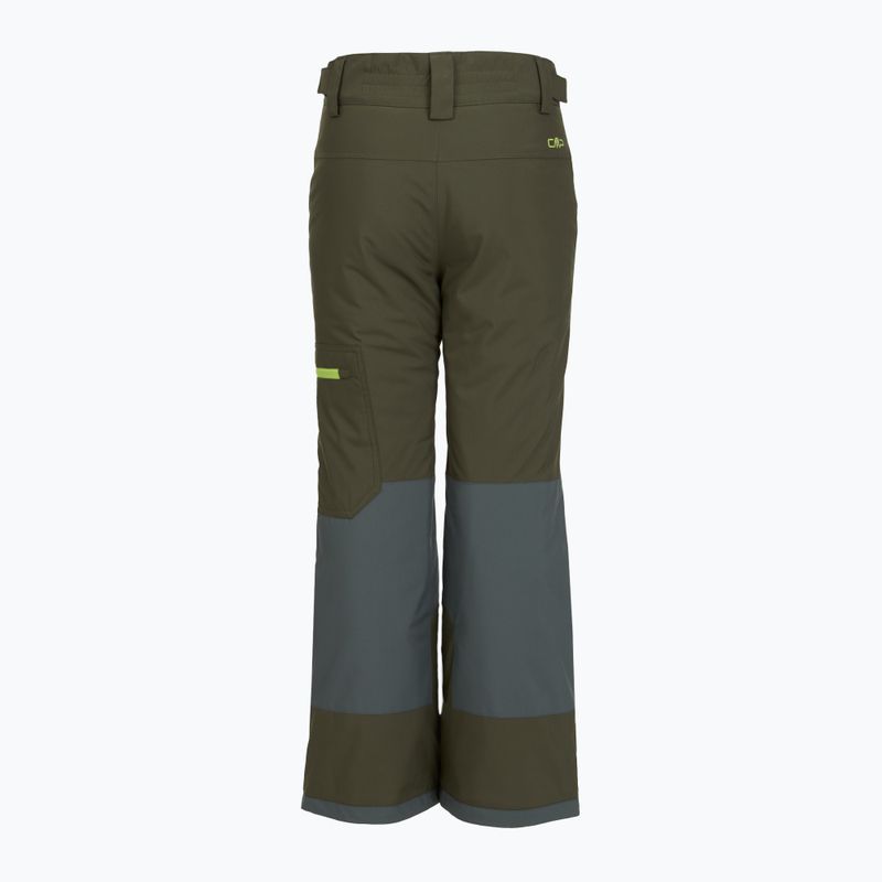 Dětské lyžařské kalhoty CMP 32W0504 olive/jungle 2