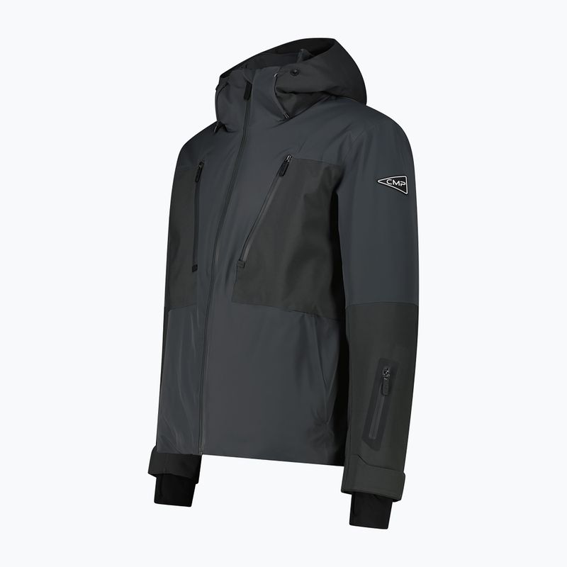 Pánská lyžařská bunda CMP 36W0027 Fix Hood black pine 3