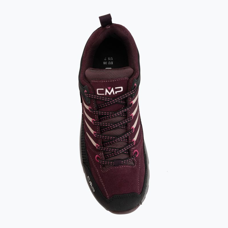 Dětské trekové boty CMP Rigel 2.0 Low Waterproof black berry/amaranto 5
