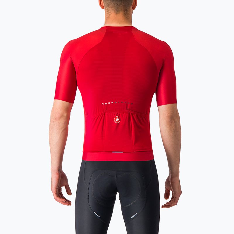 Pánský cyklistický dres  Castelli Aero Race 7.0 rich red 3