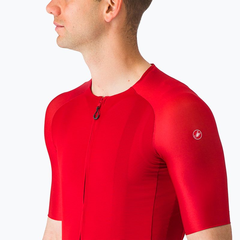 Pánský cyklistický dres  Castelli Aero Race 7.0 rich red 5