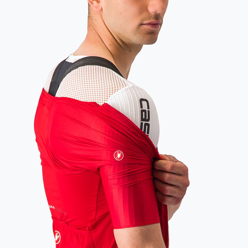 Pánský cyklistický dres  Castelli Aero Race 7.0 rich red 9