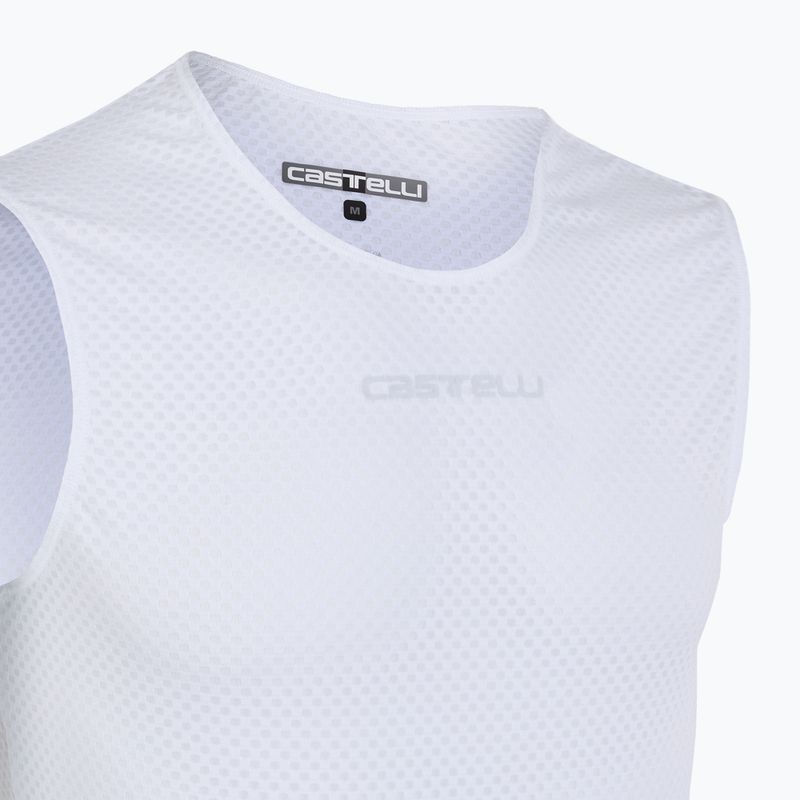 Pánský cyklistický dres Castelli Pro Mesh 2.0 Sleeveless white 3