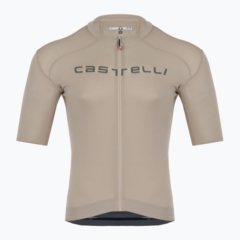 Pánský cyklistický dres Castelli Prologo Lite clay/ gunmetal gray