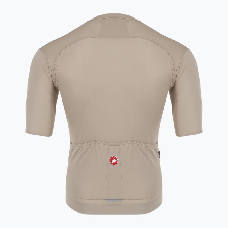 Pánský cyklistický dres Castelli Prologo Lite clay/ gunmetal gray 2