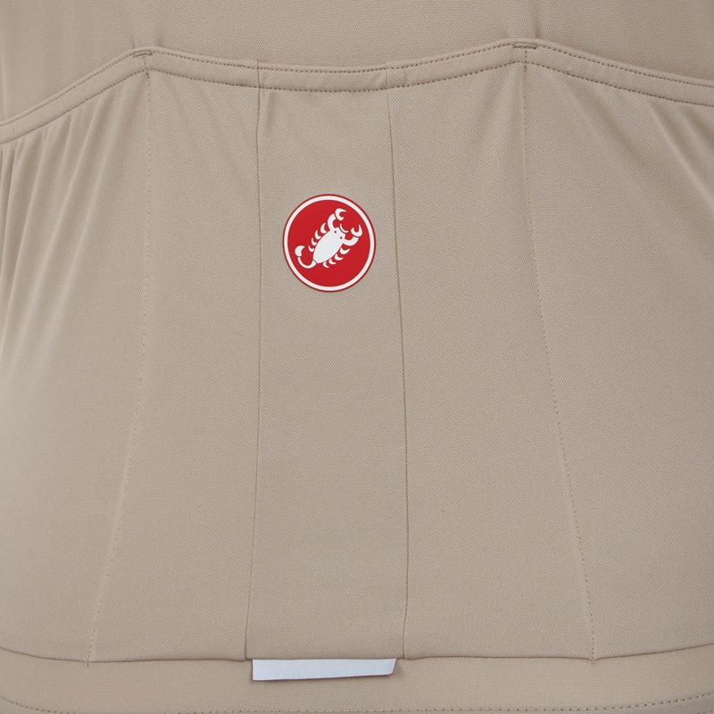 Pánský cyklistický dres Castelli Prologo Lite clay/ gunmetal gray 3