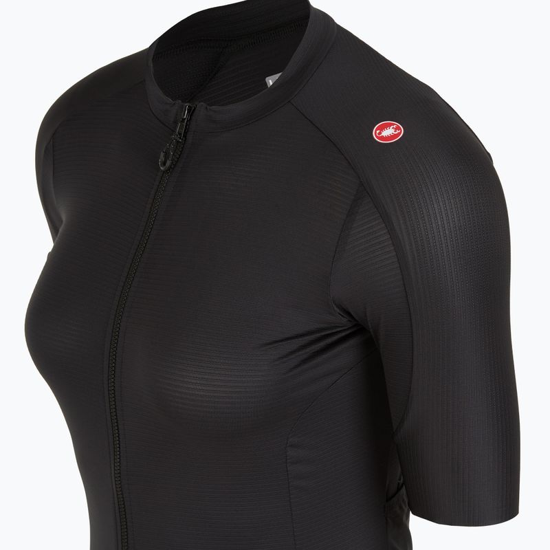 Dámský cyklistický dres Castelli Espresso light black 3