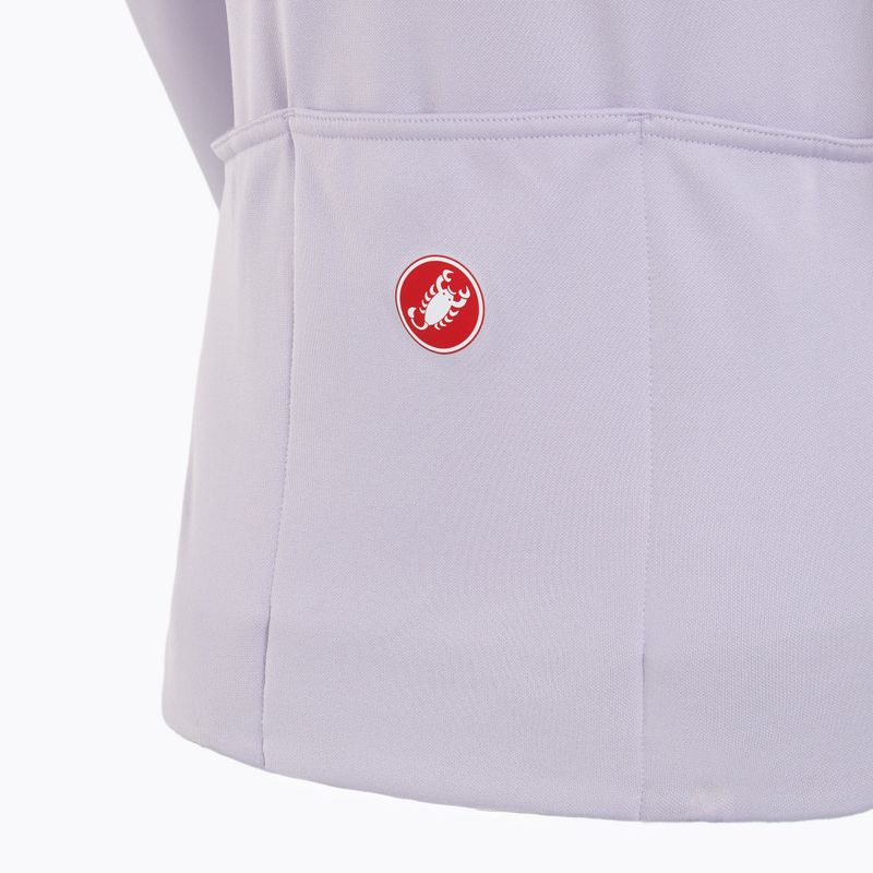 Dámská cyklistická mikina Castelli Sinergia 2 Jersey FZ W purple mist/purple dew 4
