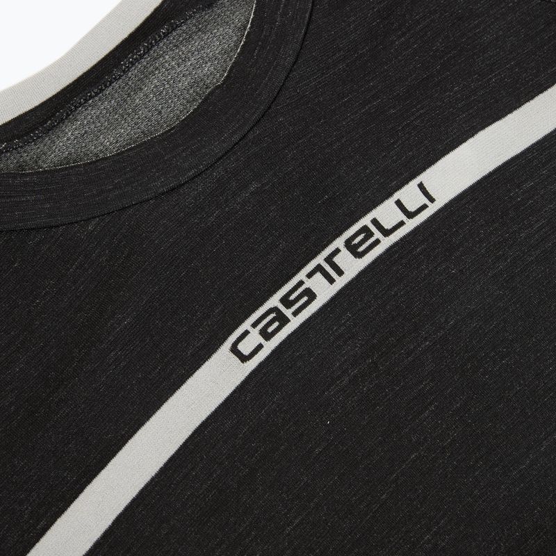 Pánské cyklistické tričko Longsleeve Castelli Merino Seamless Baselayer black 3
