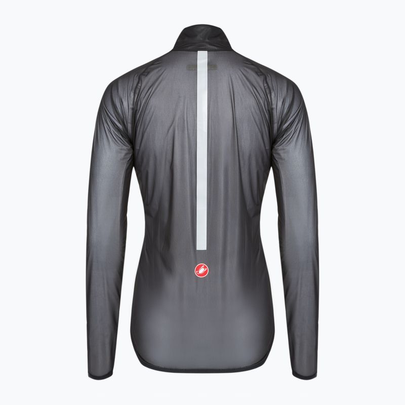 Dámská cyklistická bunda Castelli Squall Shell W light black/silver gray 2