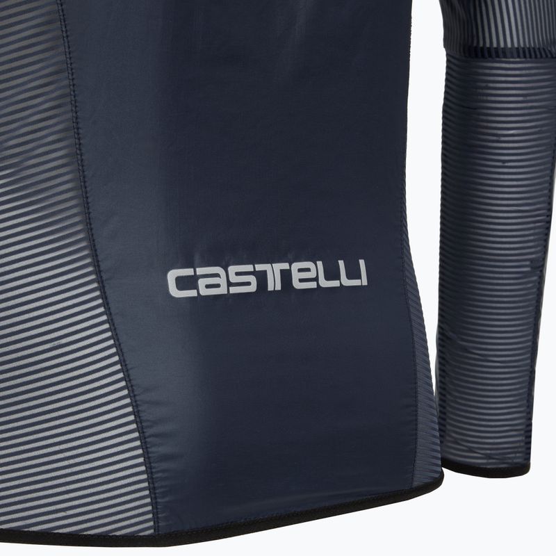 Pánská cyklistická bunda Castelli Aria Shell belgian blue 4