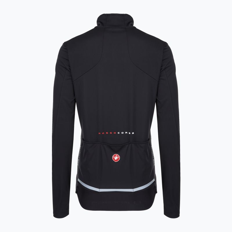 Pánská cyklistická bunda Castelli Perfetto Air light black 2