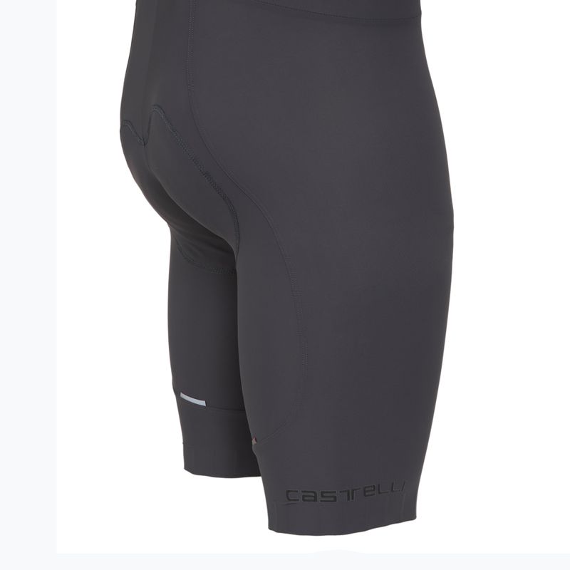 Pánské cyklistické šortky Castelli Espresso smoky gray 4