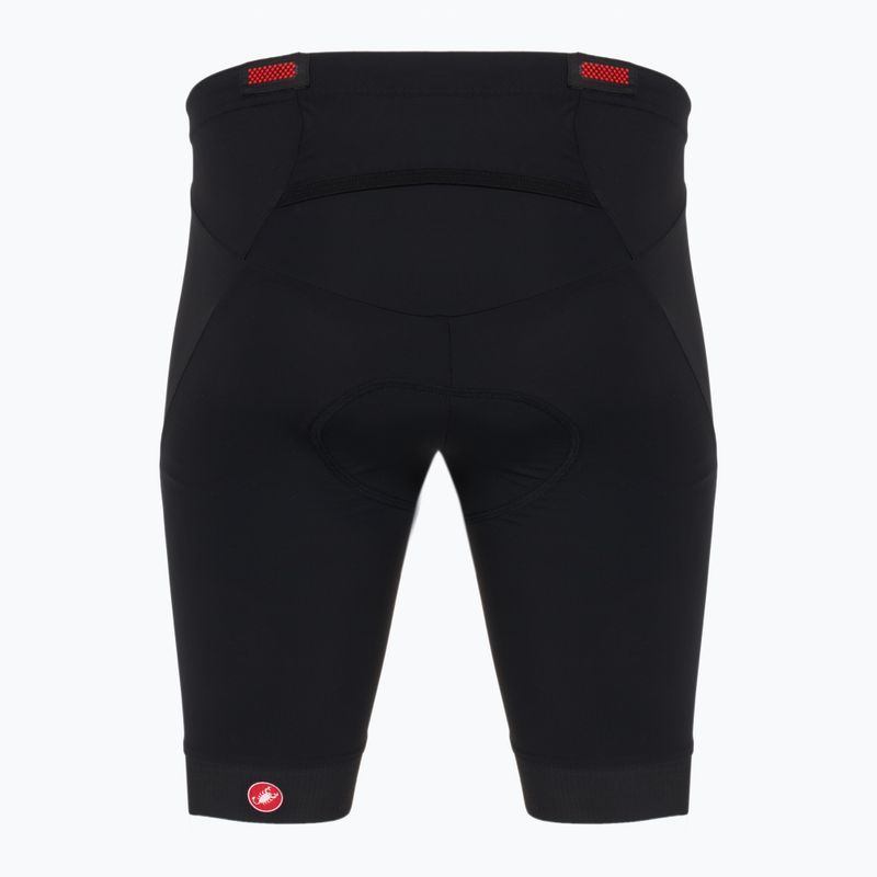 Pánské cyklistické šortky Castelli Tri black 2