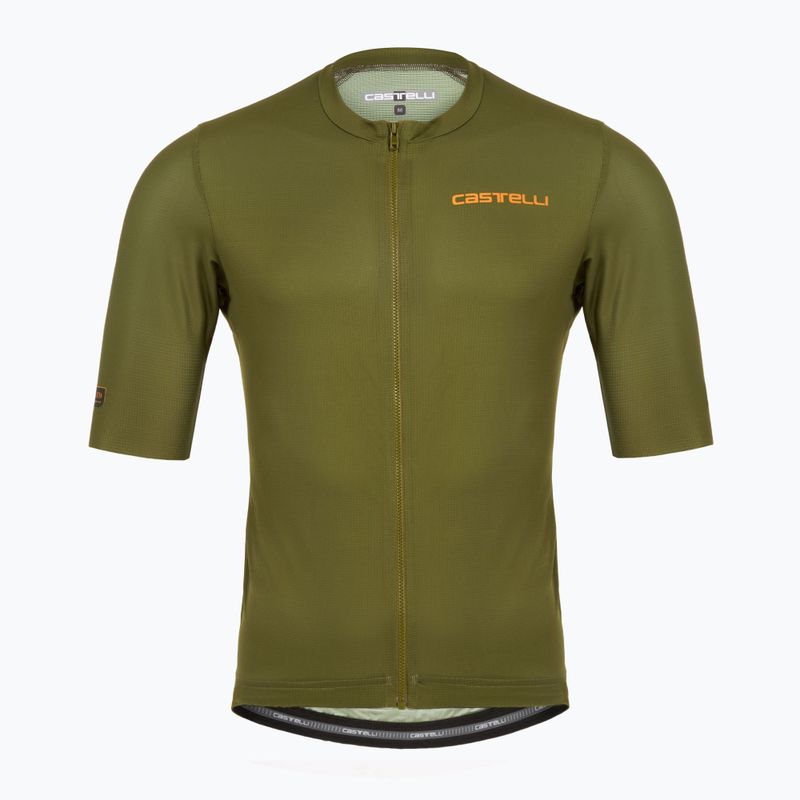Pánský cyklistický dres Castelli Unlimited Entrata 3 sage