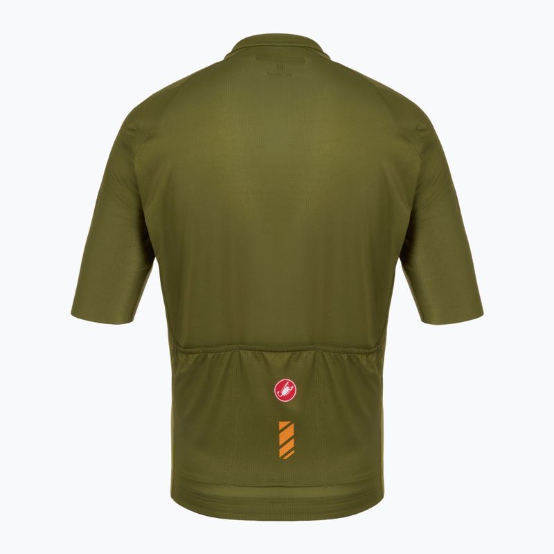 Pánský cyklistický dres Castelli Unlimited Entrata 3 sage 2