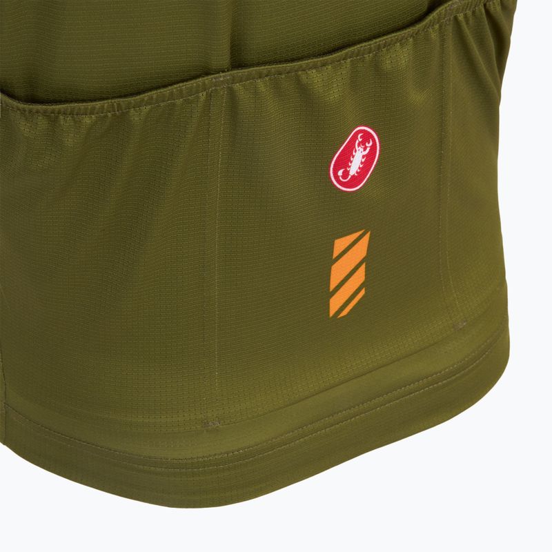 Pánský cyklistický dres Castelli Unlimited Entrata 3 sage 3