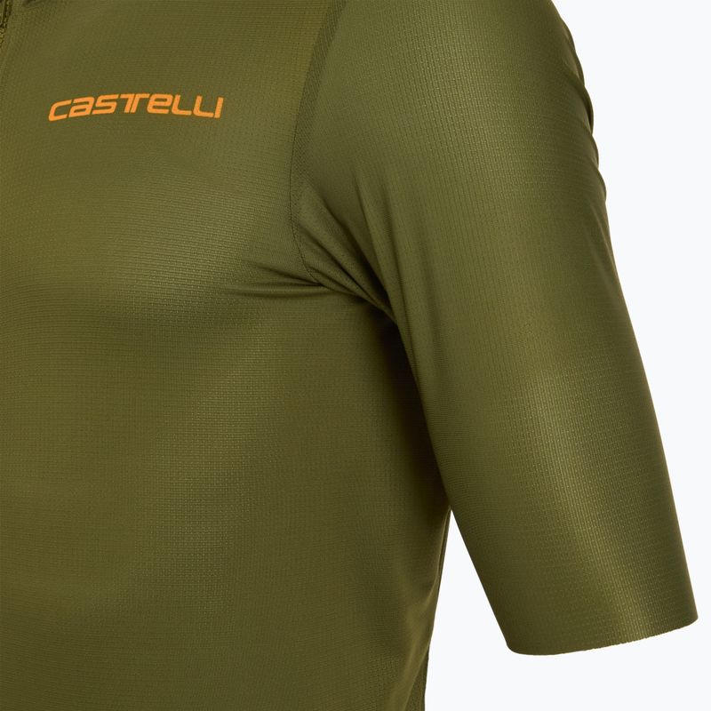 Pánský cyklistický dres Castelli Unlimited Entrata 3 sage 4