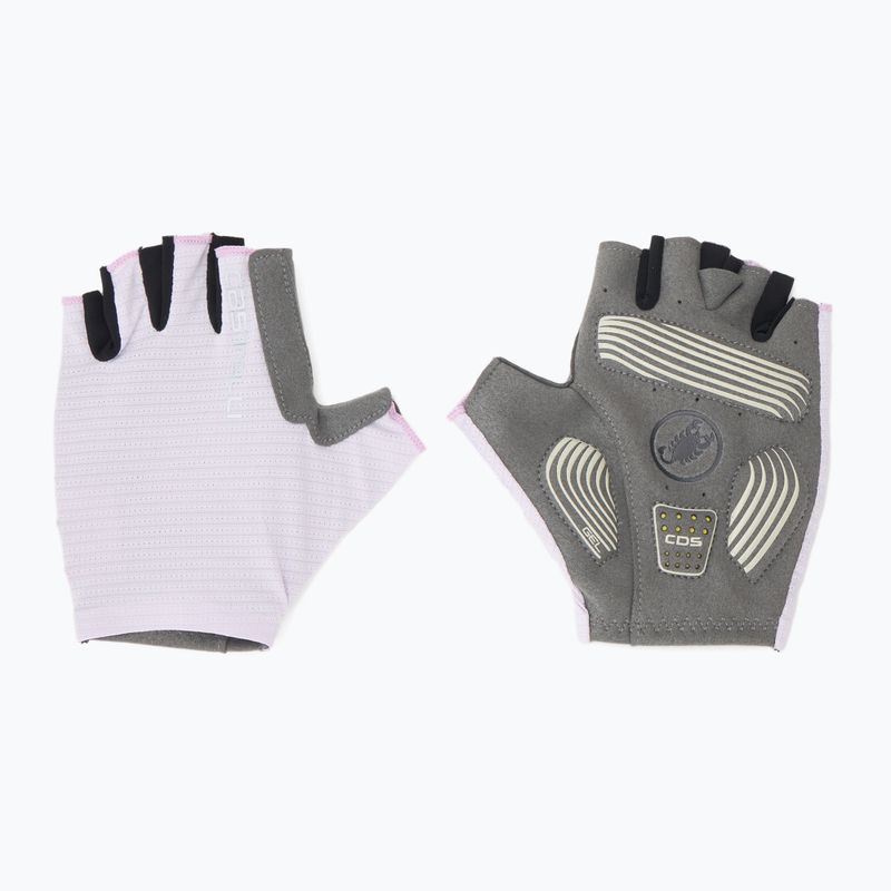 Dámské cyklistické rukavice Castelli Espresso purple mist