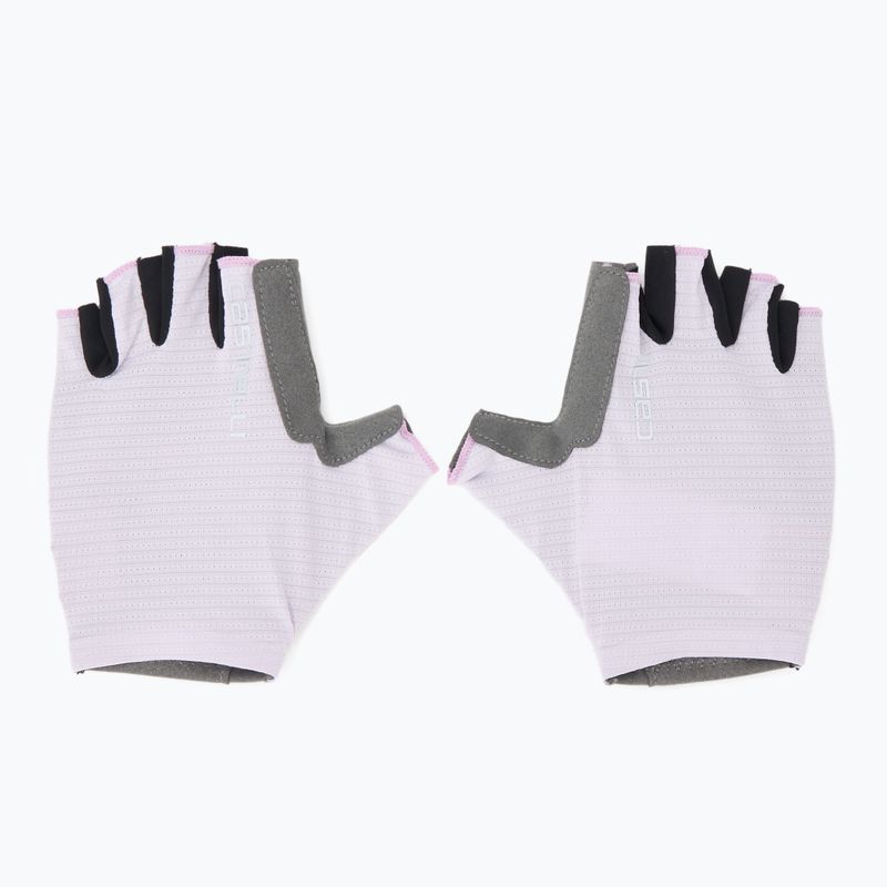 Dámské cyklistické rukavice Castelli Espresso purple mist 2