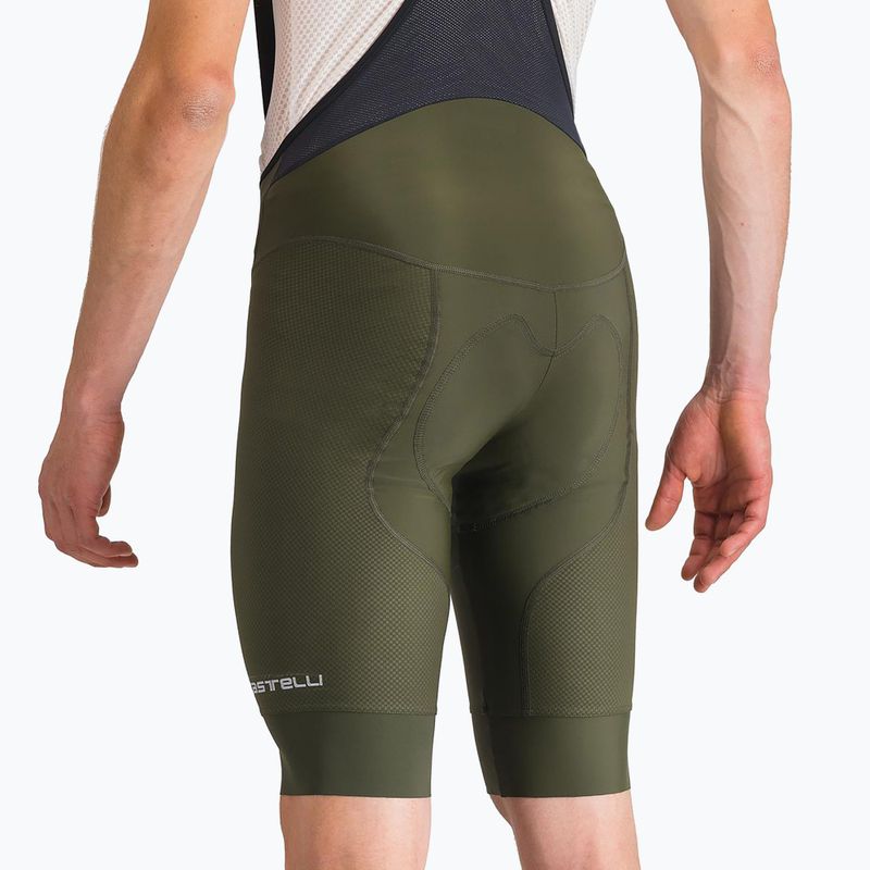 Pánské cyklistické šortky Castelli Competizione 2 deep green 4
